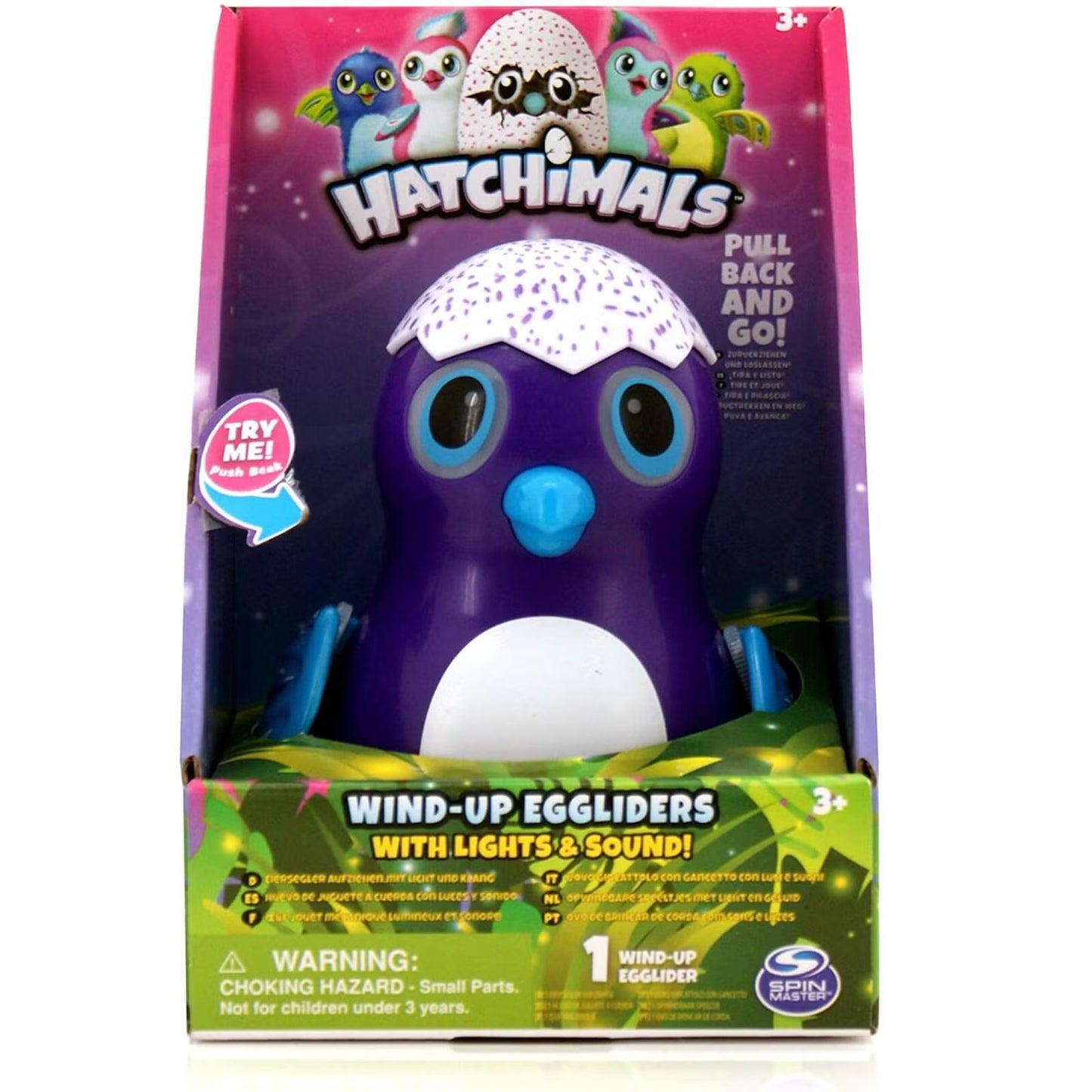 Hatchimals Wind-Up Egglider with Lights and Sound