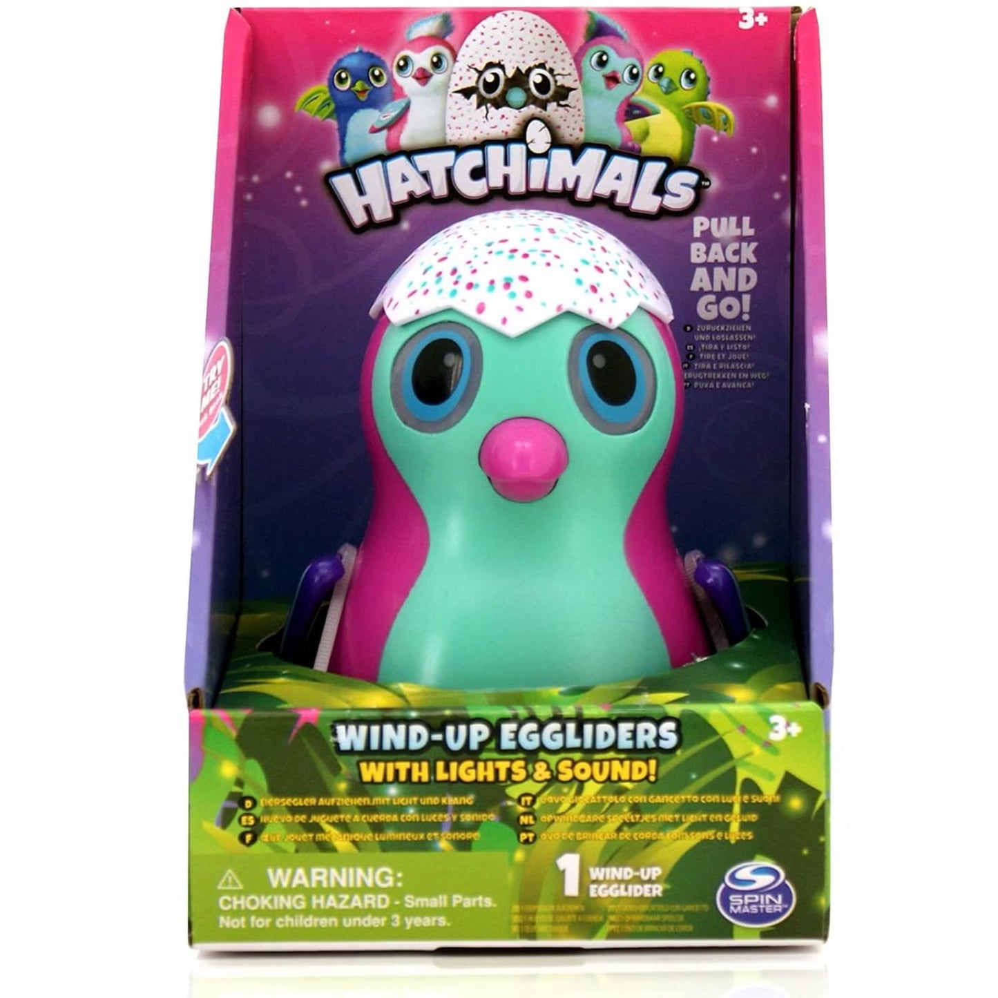 Hatchimals Wind-Up Egglider with Lights and Sound