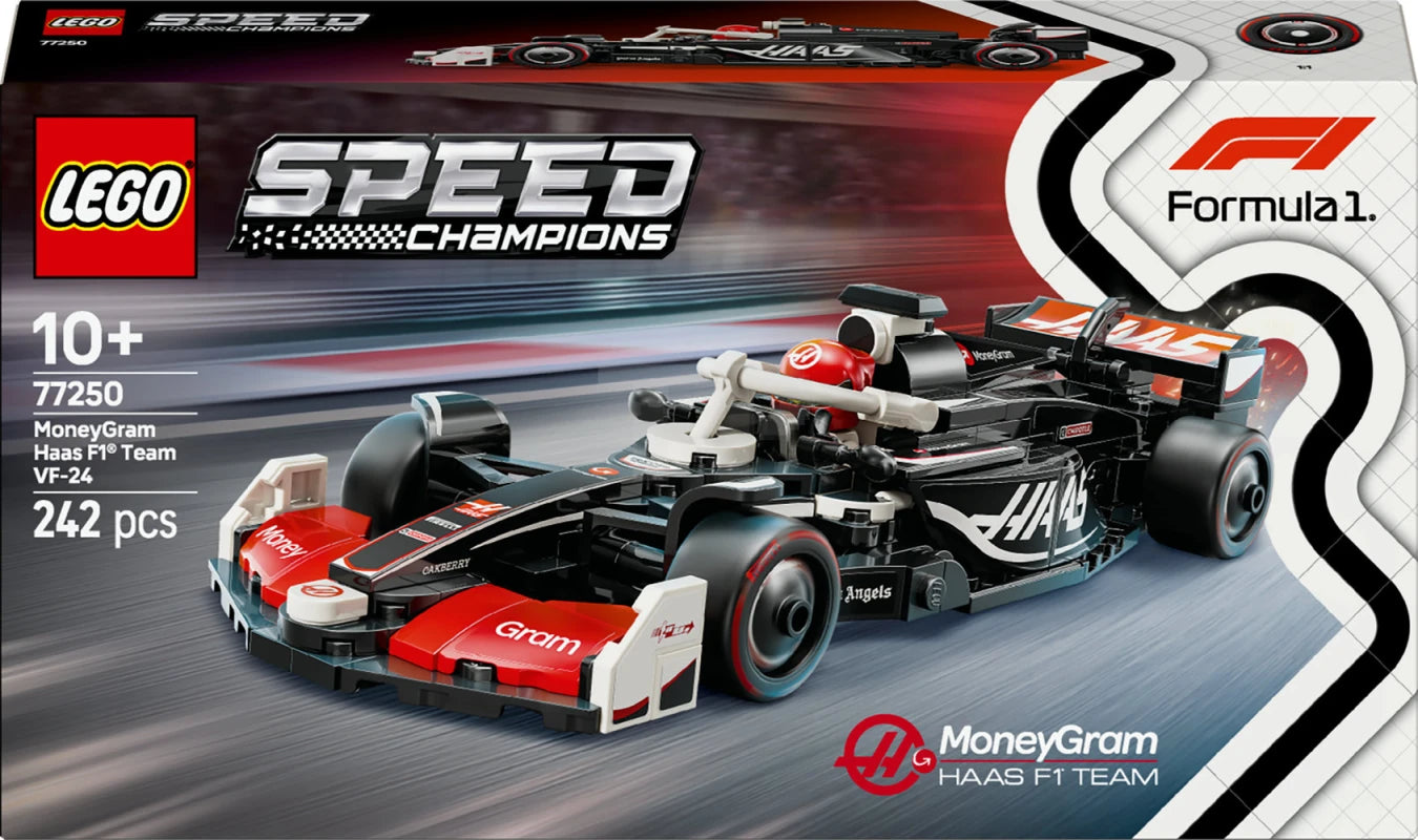 LEGO Speed Champions MoneyGram Haas F1 Team VF-24 Race Car Toy Vehicle 77250 Building Blocks Toys