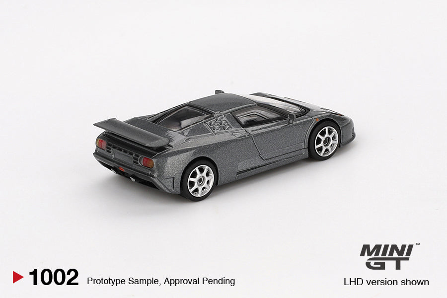MINI GT Bugatti EB110 Super Sport Grigio Scuro