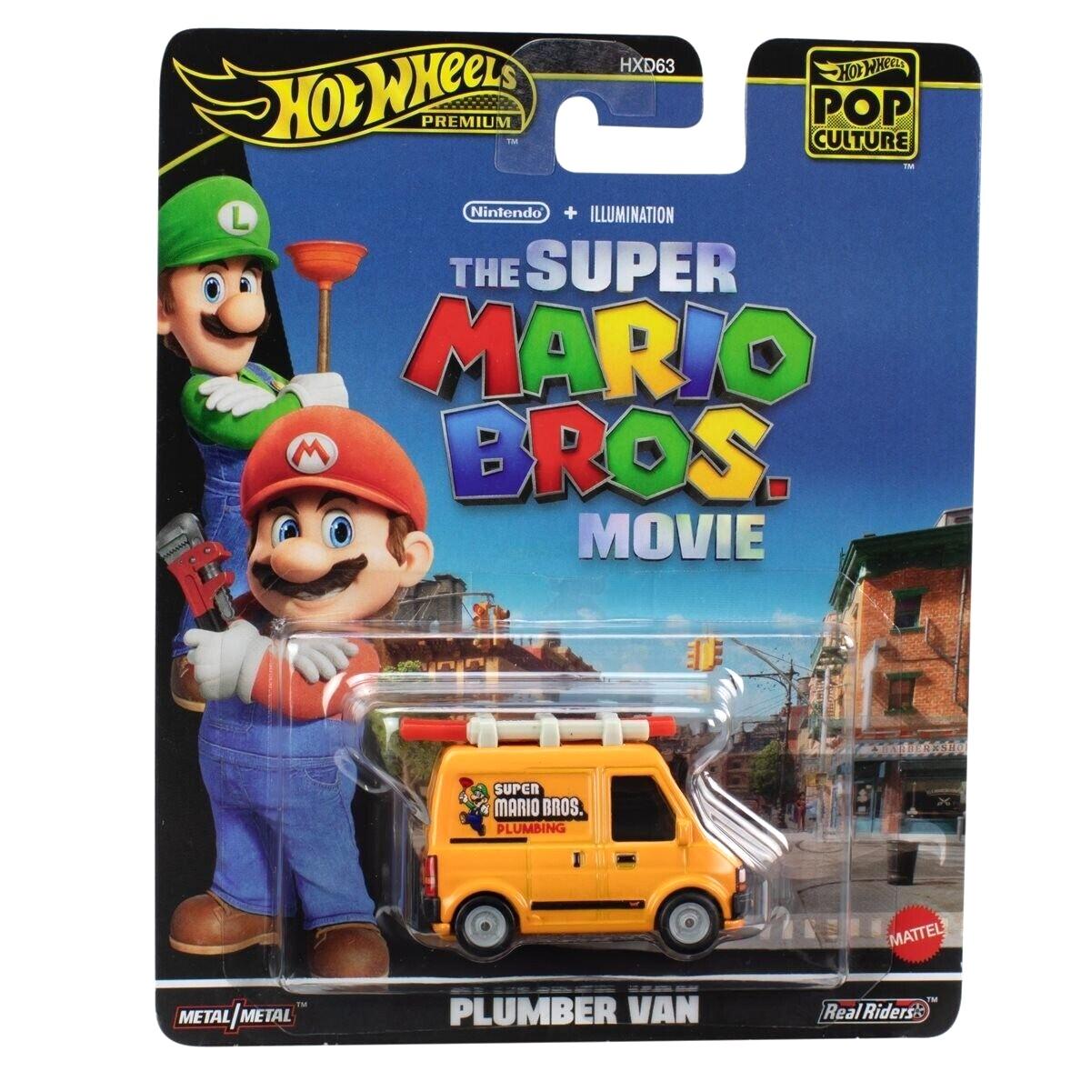 Hot Wheels Premium 2024 Pop Culture Plumber Van The Super Mario Bros.