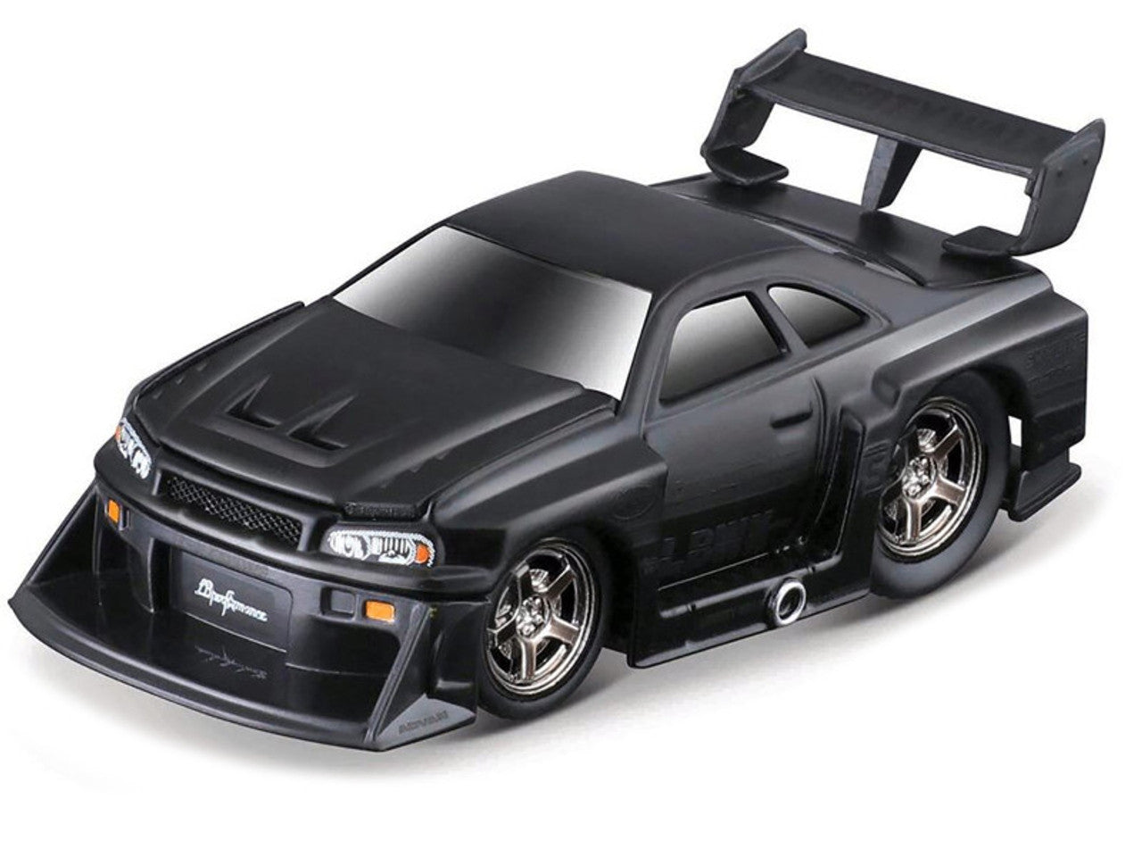 Muscle Machines 1/64 Liberty Walk 1999 Nissan Skyline GT-R R34 Black 15588BO