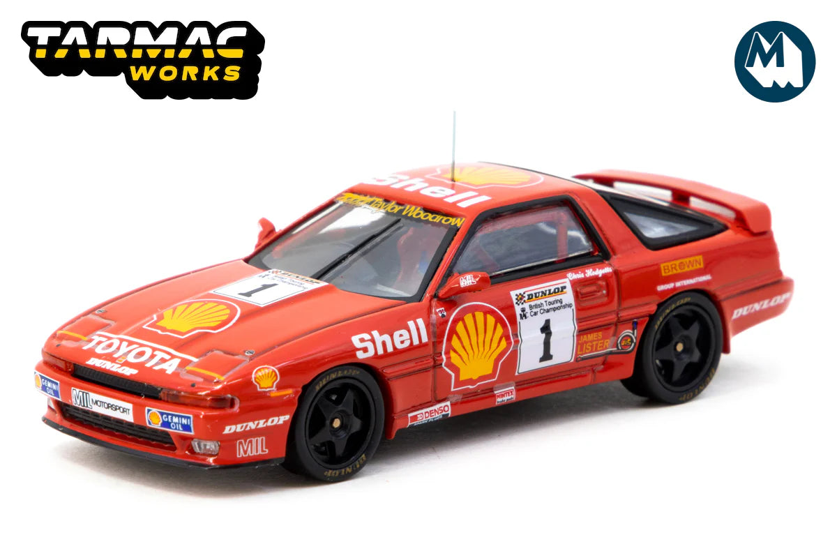 Tarmac Works Toyota Supra Turbo (MA70) - BTCC 1988 1:64 Scale Diecast Model Car