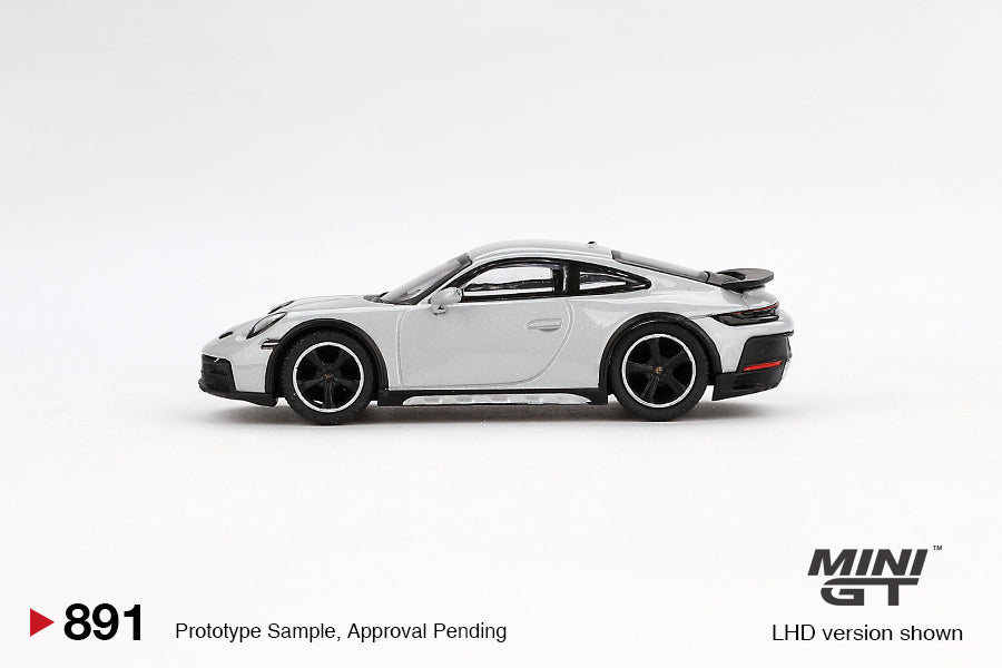 MINI GT Porsche 911 Dakar Ice Gray Metallic