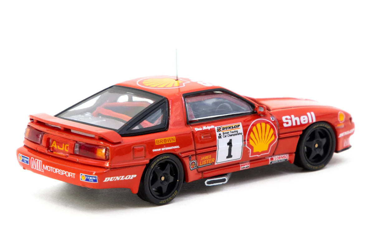 Tarmac Works Toyota Supra Turbo (MA70) - BTCC 1988 1:64 Scale Diecast Model Car