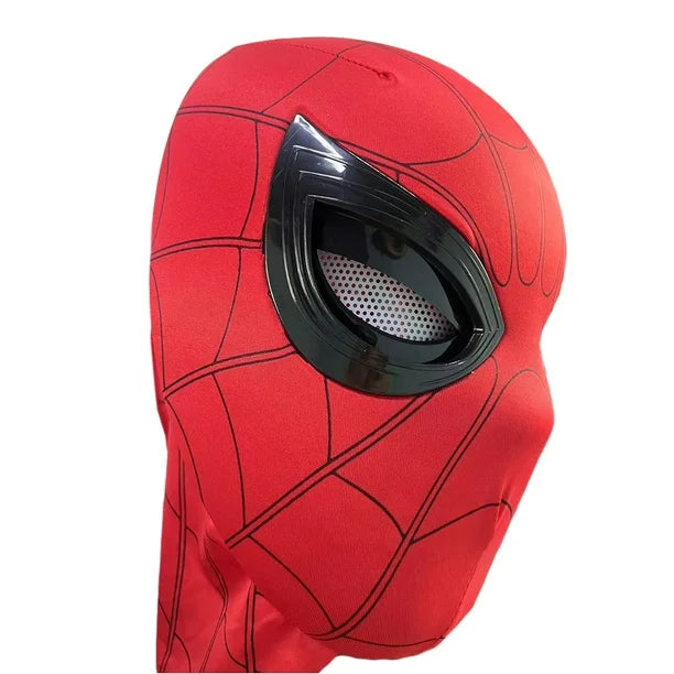 Spider Man Mask Blink Eyes Movable Breathable Headgear Halloween Cosplay Costume Mask For Halloween Party Gifts
