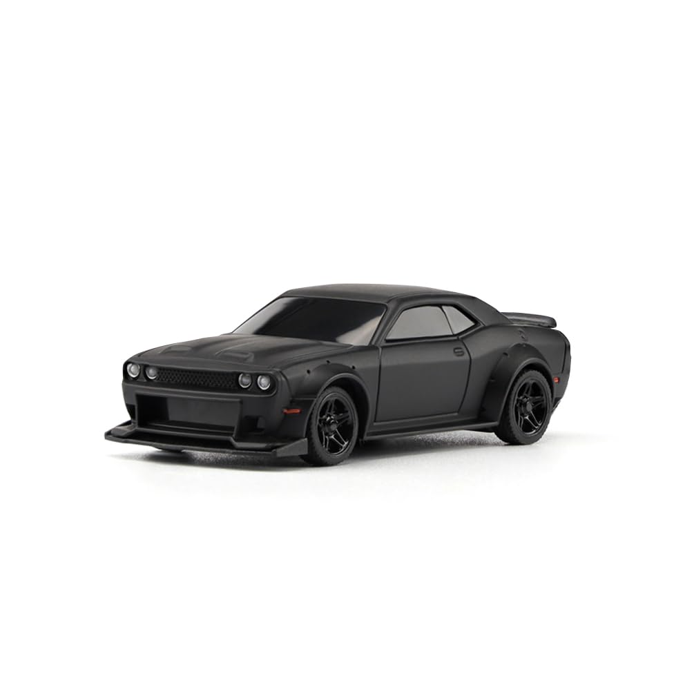 1:76 Turbo Racing Scale RC Sport Car, Table Racing Remote Control Mini Model Car Full Proportional Rtr Kit Toys (C75-Black