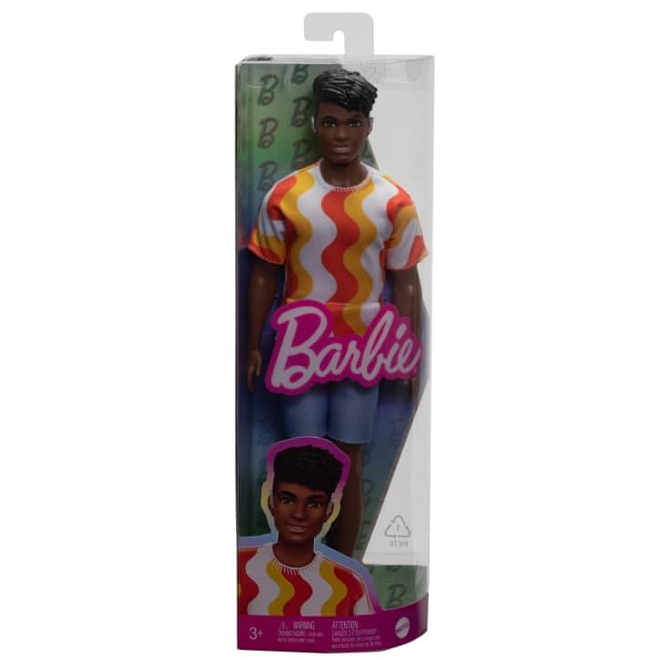 Barbie Ken Fashionista Doll Red and Orange Shirt