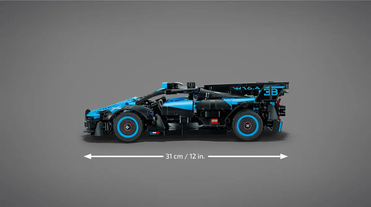 LEGO Technic Bugatti Bolide Agile Blue 42162 Building Toy Set for Kids Aged 9+