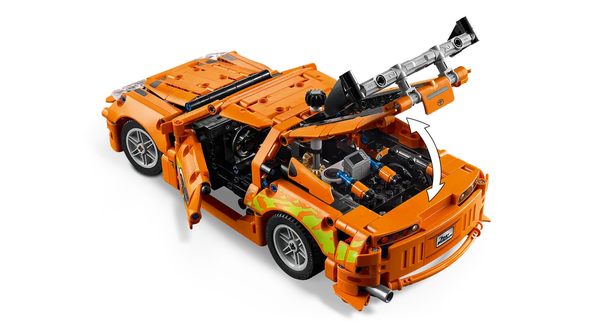 LEGO Technic Fast and Furious Toyota Supra MK4 Toy Car Model Kit 42204 Building Blocks Toys for 9+ Gift for Boys and Girls