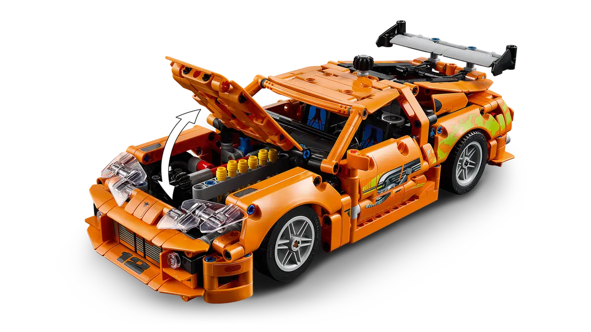 LEGO Technic Fast and Furious Toyota Supra MK4 Toy Car Model Kit 42204 Building Blocks Toys for 9+ Gift for Boys and Girls