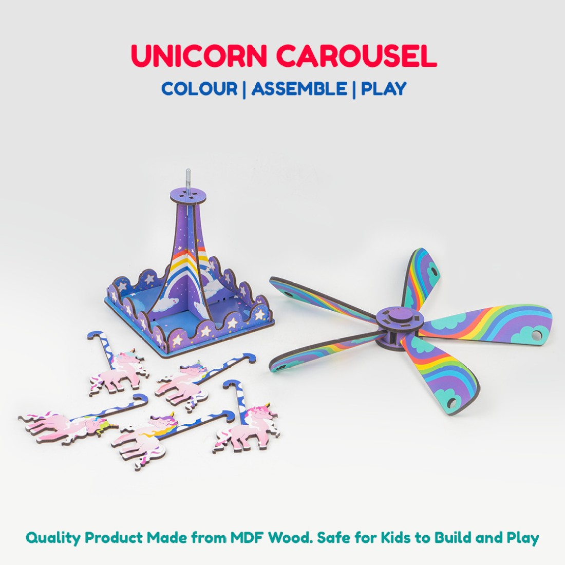 MGC RATNA'S Unicorn Carousel Color Assemble