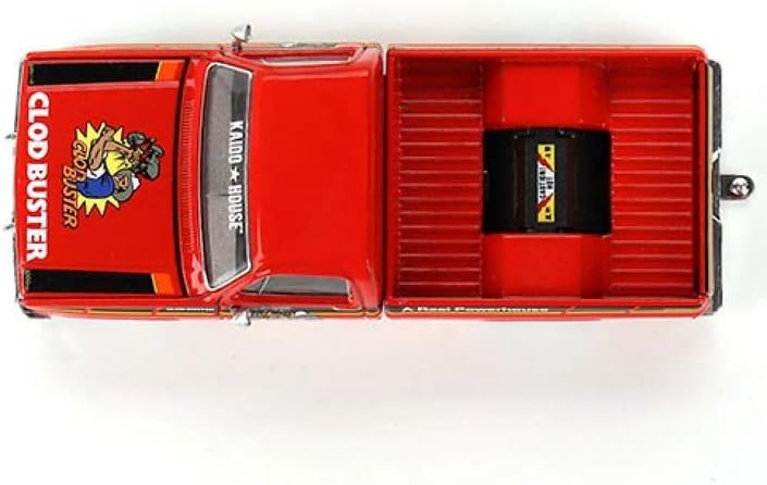 Kaido House x Mini GT 1:64 Silverado Tamiya x Kaido House CLOD Buster Orange KHMG130