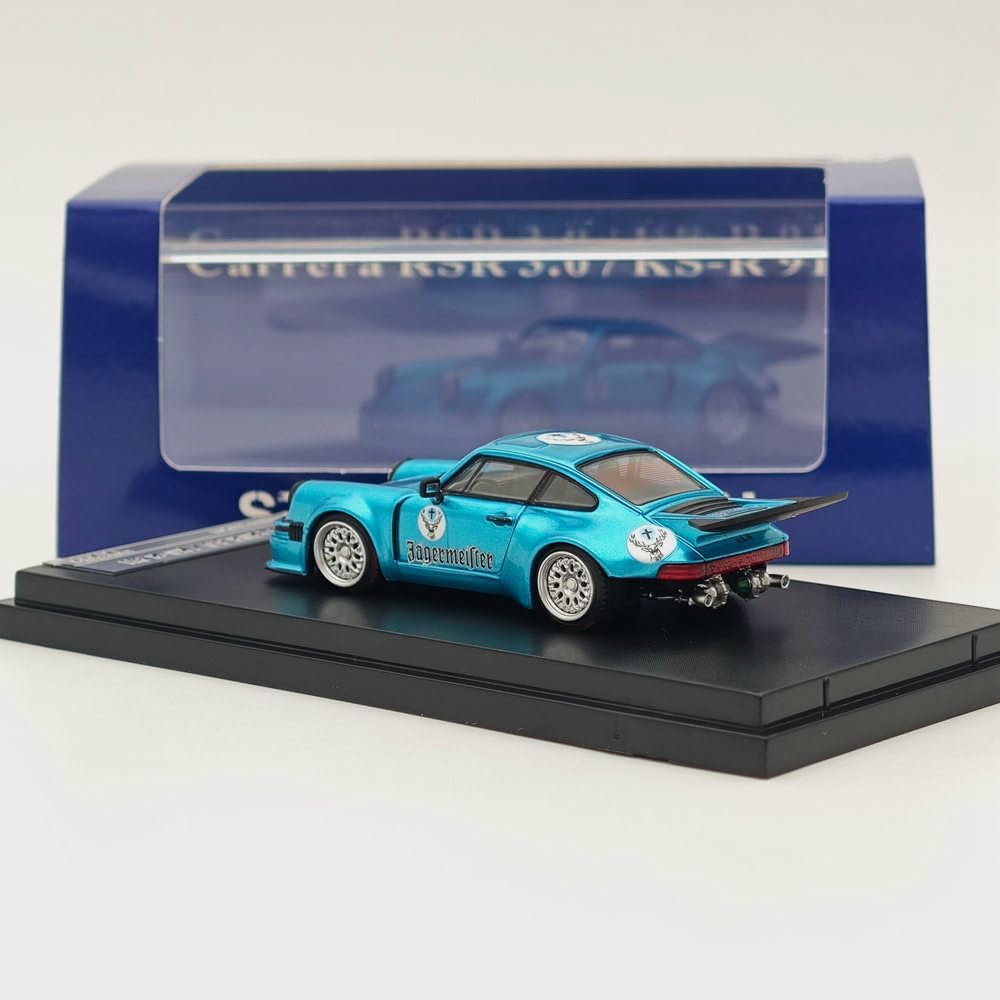 Street Weapon SW 1/64 Carrera RSR 3.0/KS-R 911 Blue Diecast