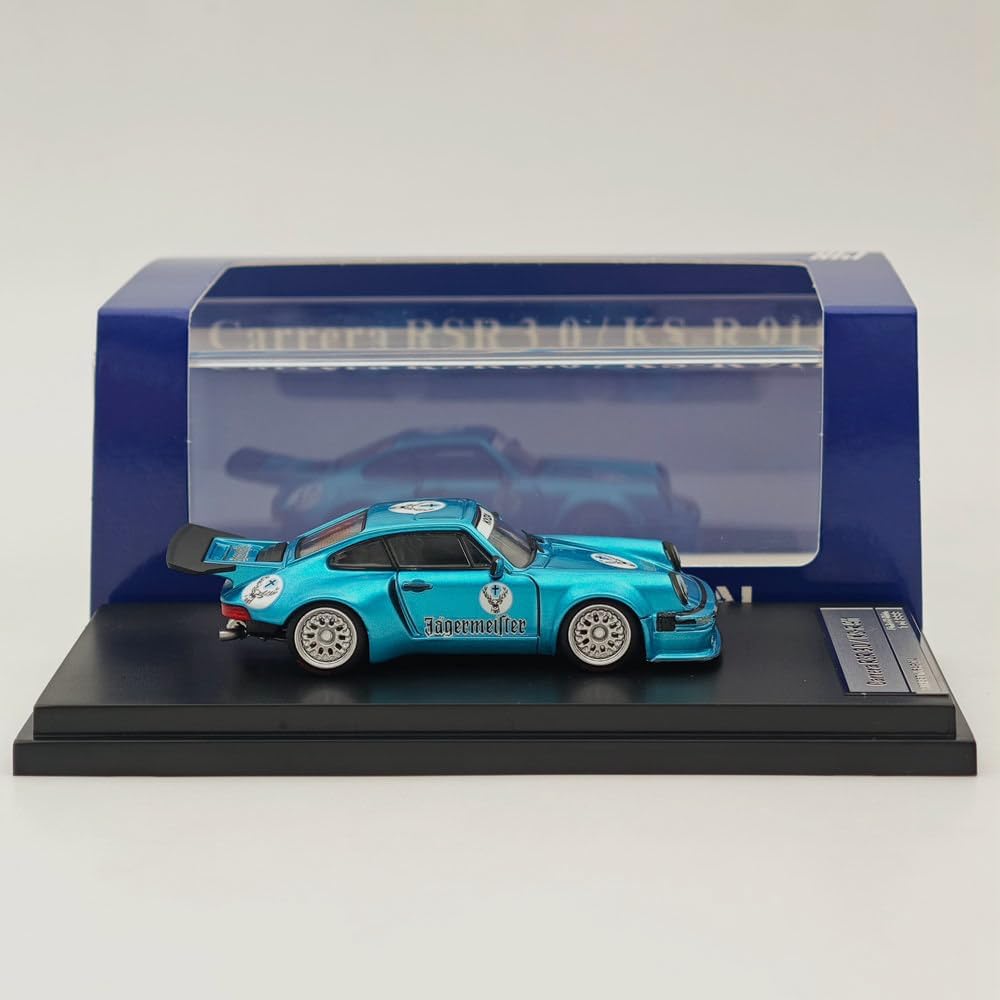 Street Weapon SW 1/64 Carrera RSR 3.0/KS-R 911 Blue Diecast