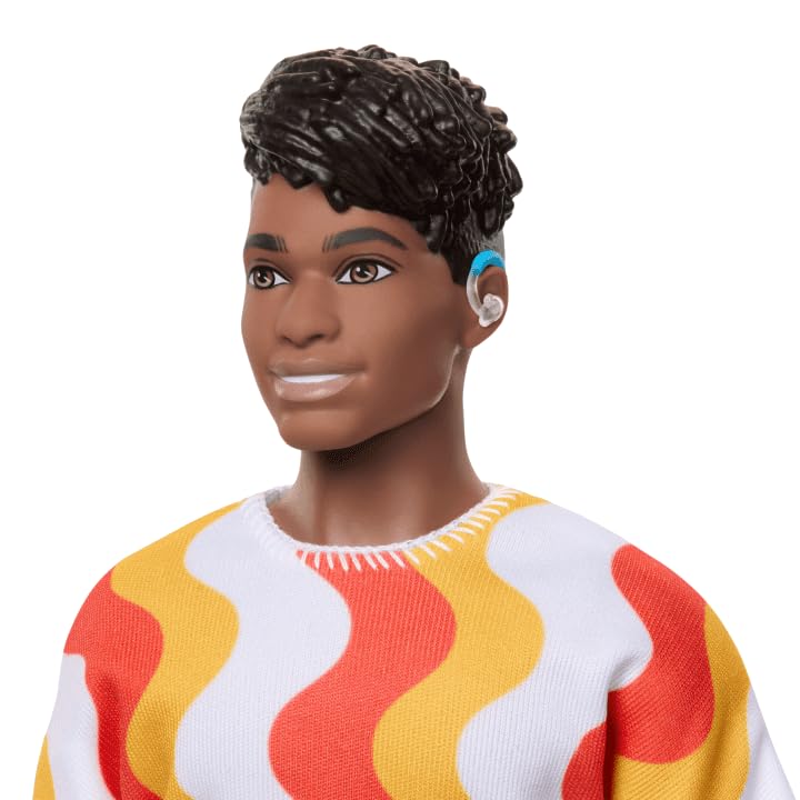 Barbie Ken Fashionista Doll Red and Orange Shirt