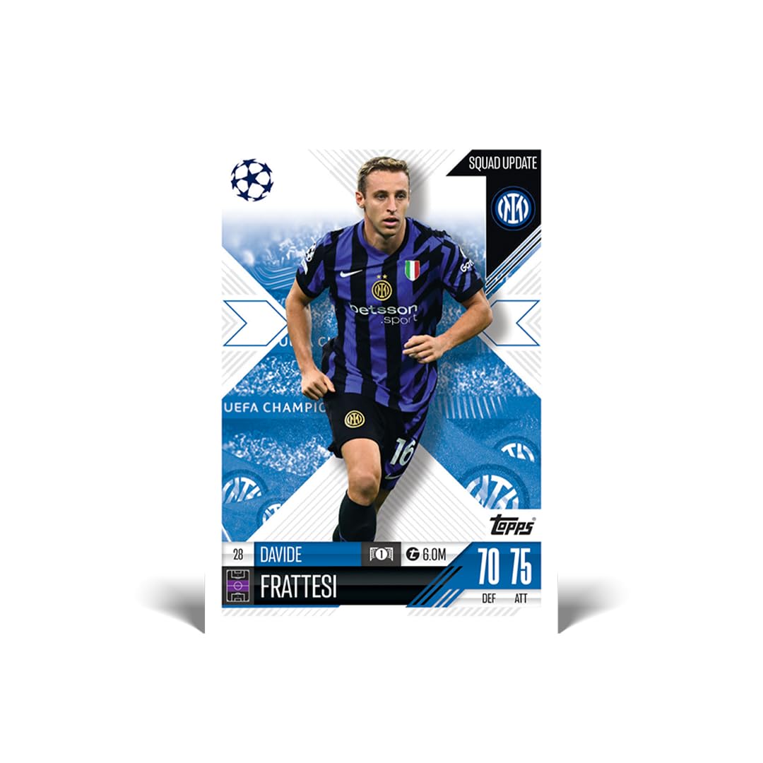 Topps UCL & WUCL Match Attax Extra 2025 Trading & Collectible Card Game (Mega Tin #1 - Box Office Ballers)
