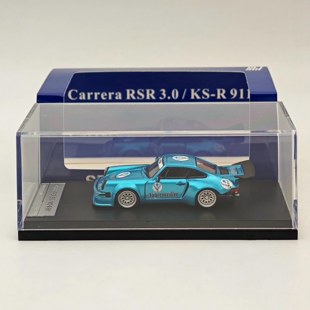 Street Weapon SW 1/64 Carrera RSR 3.0/KS-R 911 Blue Diecast