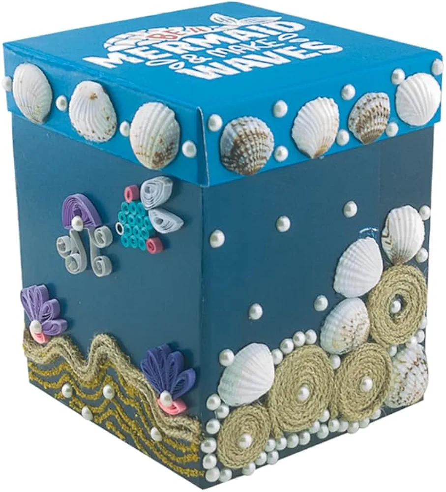 TOYKRAFTT 3-in-1 Craft Kit for Kids| Mermaid themed Kit
