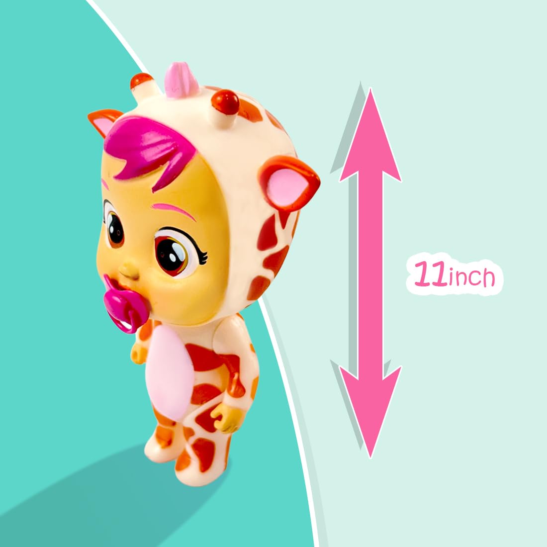 Cry Babies Magic Tears Doll for Girls Pretend Play Toys for Kids Above 3 Years Real Tears Cry Baby, Pack of 1 - Mixed Character