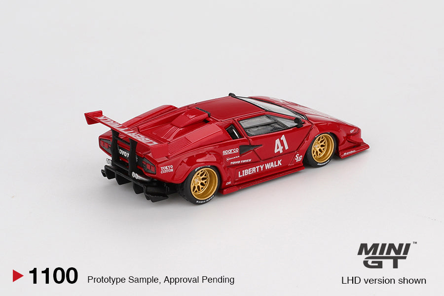 Mini GT Lamborghini Countach LB-WORKS Red