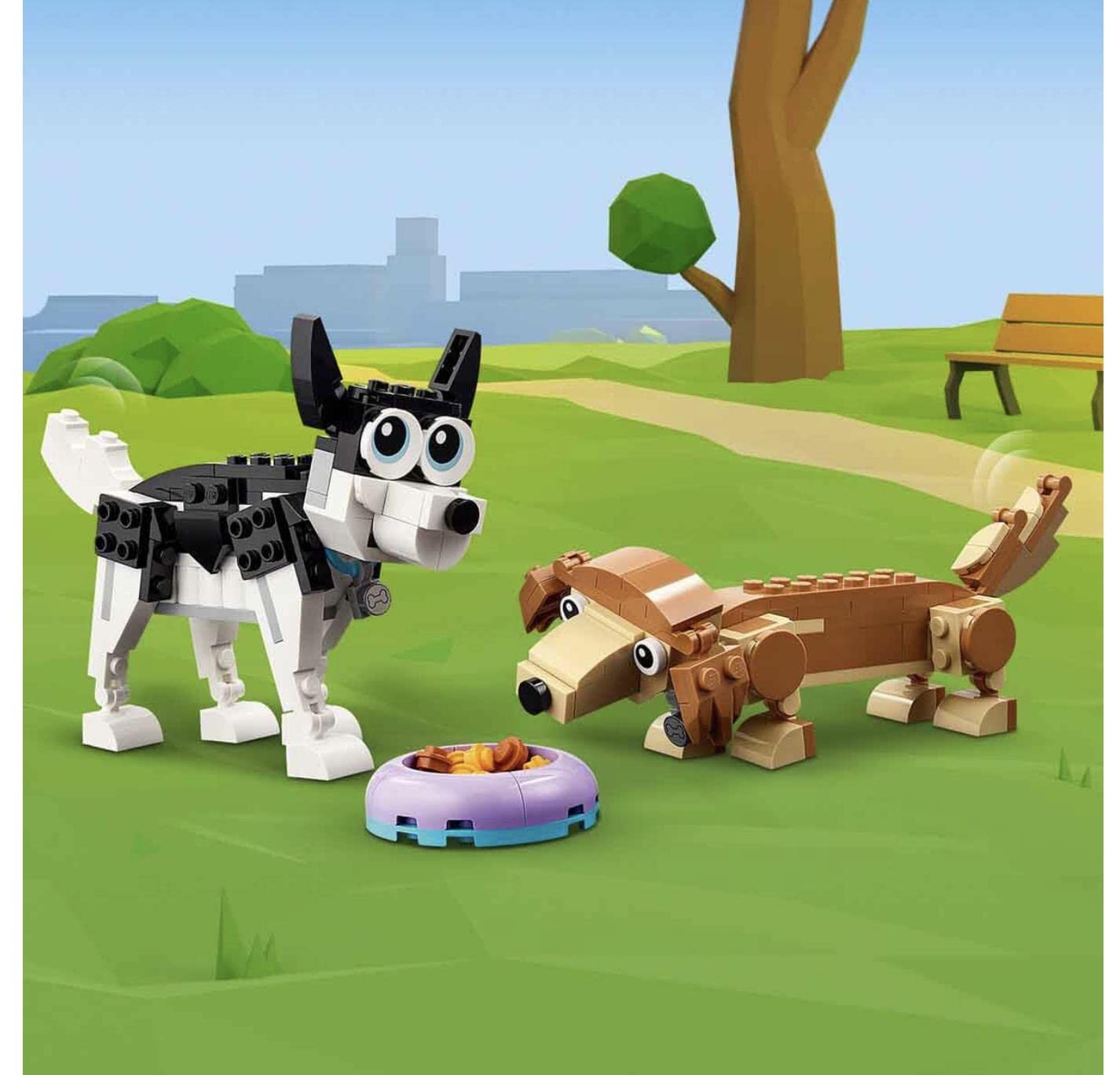 LEGO Creator Adorable Dogs 31137 Building Toy Set (475 Pieces)