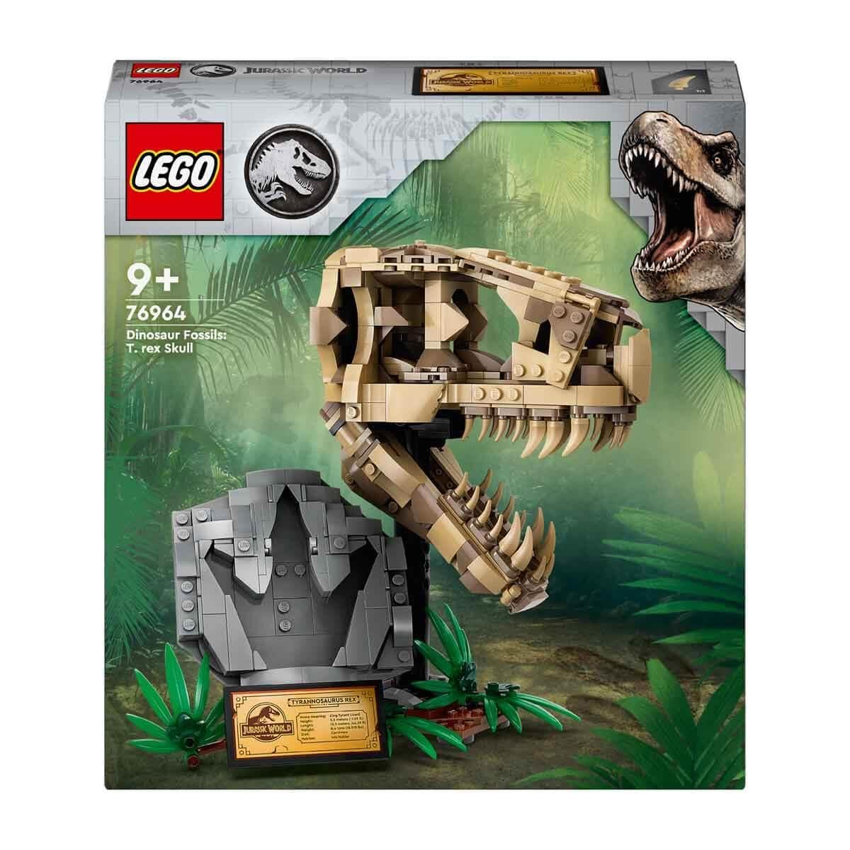 LEGO Jurassic World Dinosaur Fossils: T. rex Skull 76964(577 Pieces)