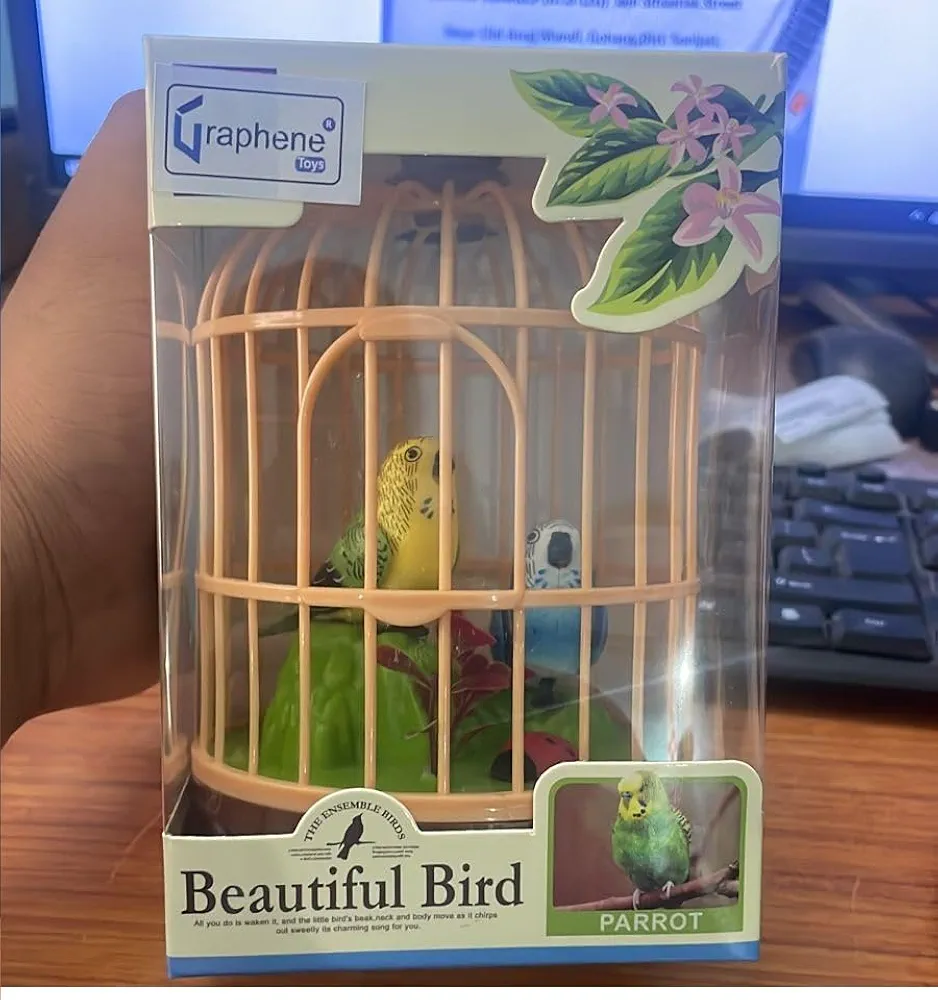 Graphene Realistic Singing & Chirping Bird Toy