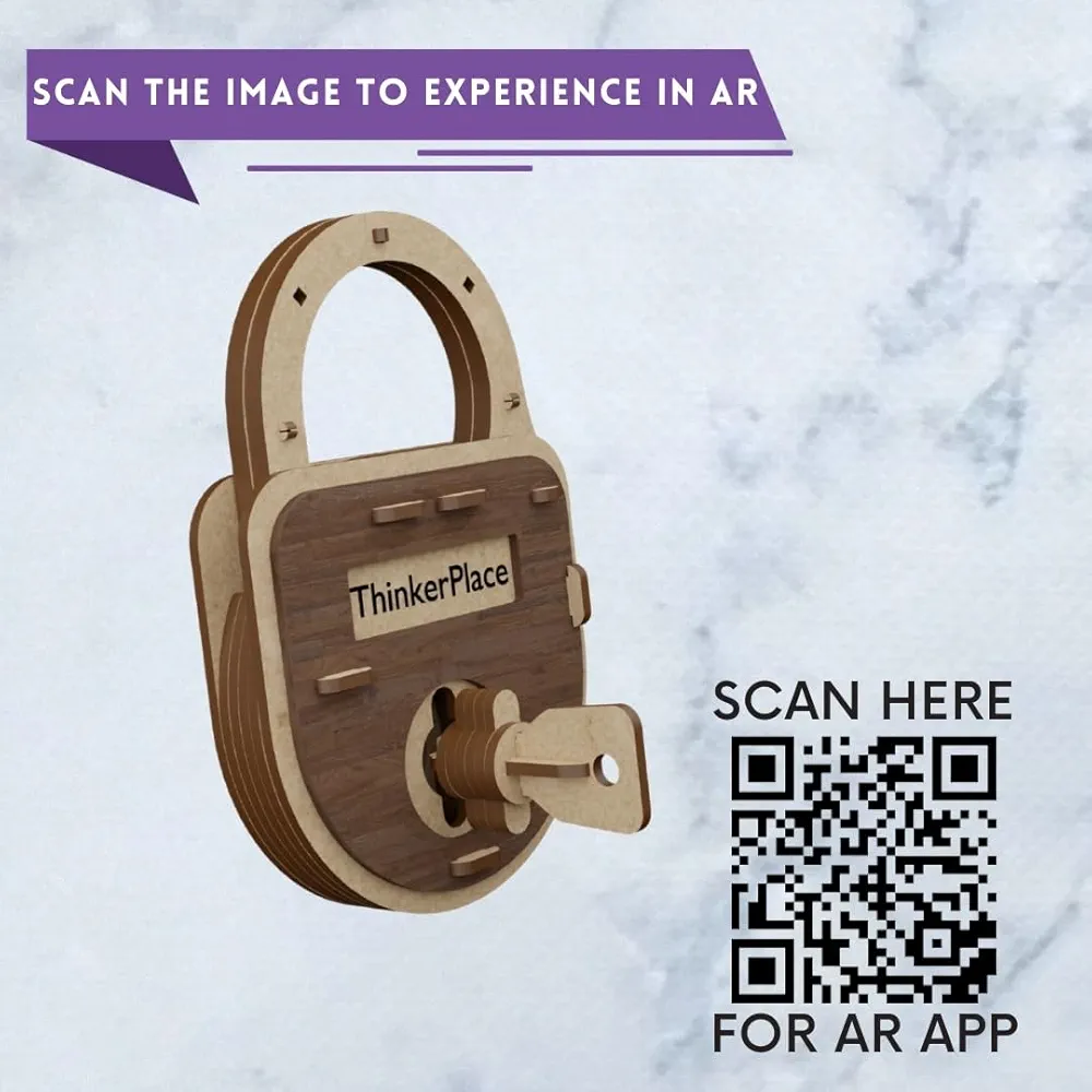 Thinker Place DIY Lock & Key Toy for Kids