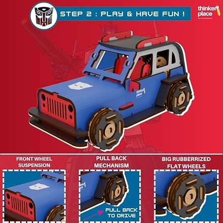 Thinker Place Transformers Optimus Prime DIY Car Kit