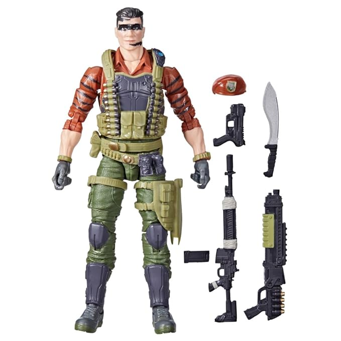 G.I. Joe Classified Series Tiger Force Flint, Collectible Action Figure, 89, 6 inch Action Figures for Boys & Girls, with 6 Accessory Pieces