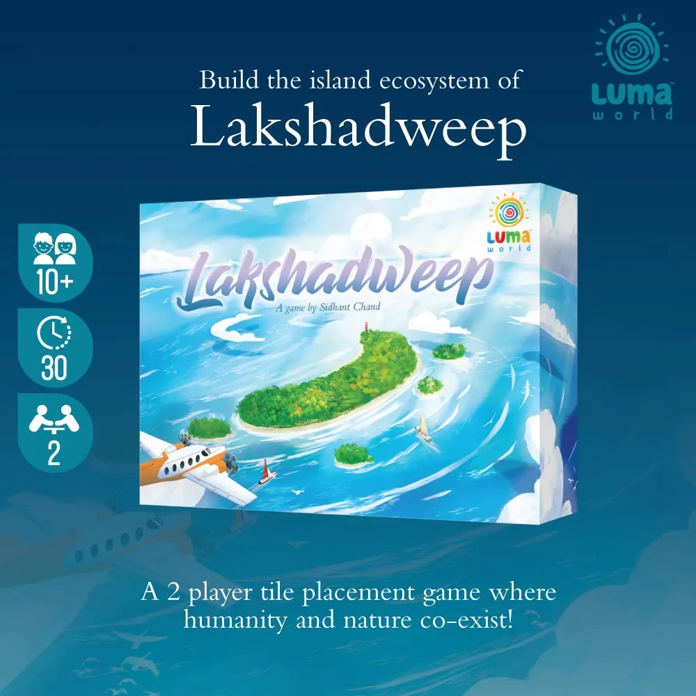 Luma World Lakshadweep 2-Player Strategy Board Game