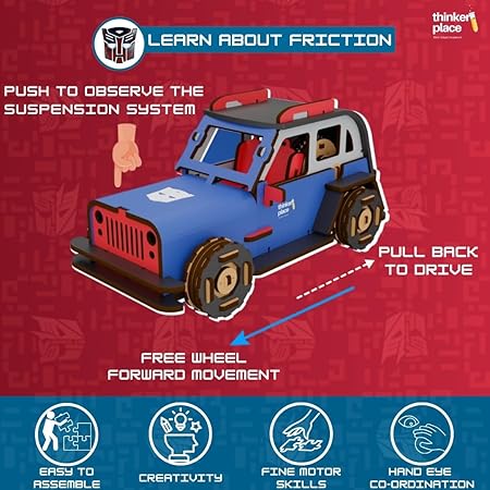 Thinker Place Transformers Optimus Prime DIY Car Kit