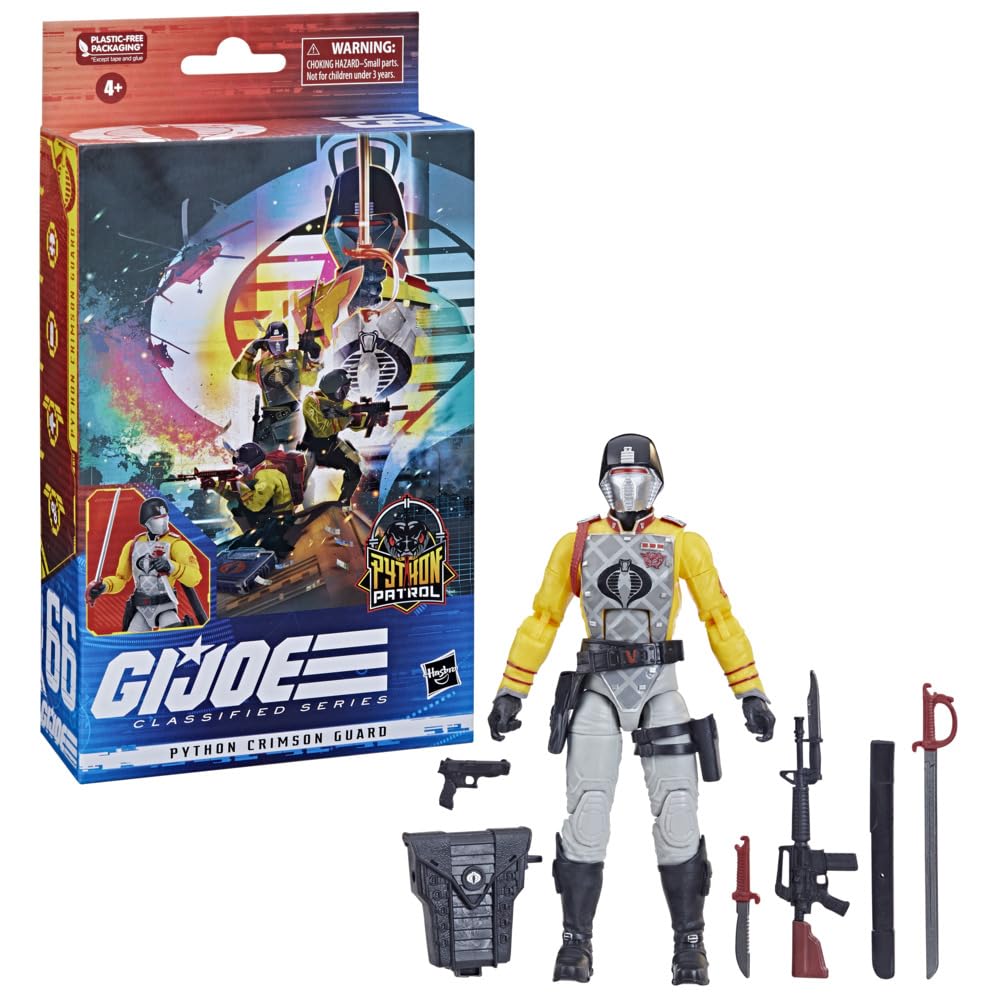 Hasbro G.I. Joe Classified Series Figure 15 cm and Accessories - Python Crimsom Guard - F7732