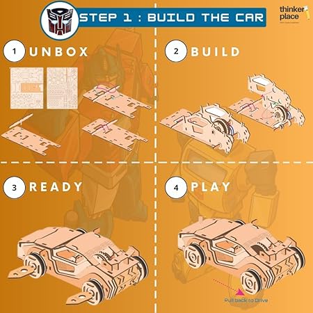 ThinkerPlace Transformers Bumblebee DIY Car Kit