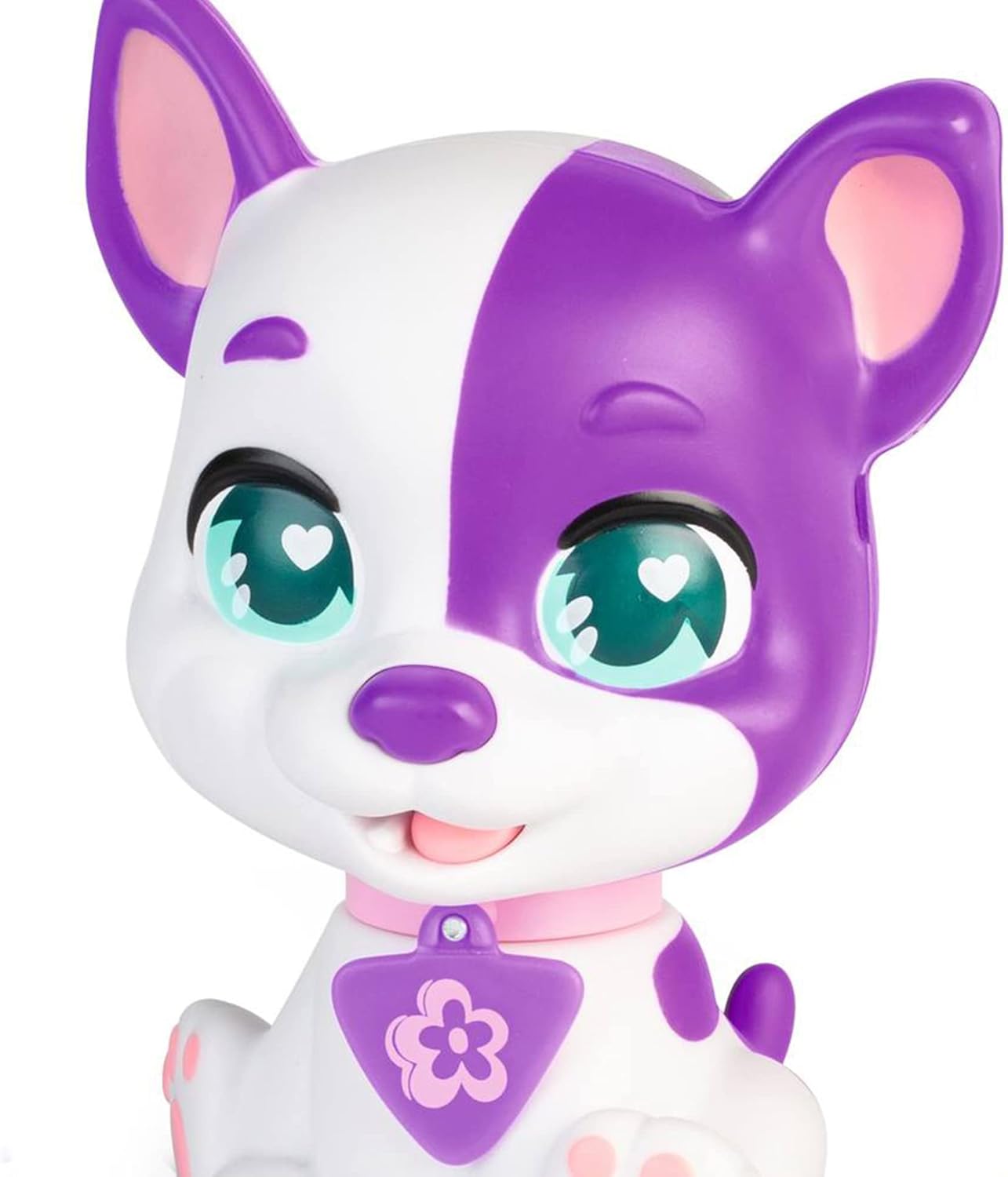 SUPER CUTE LITTLE BABIES - Super Puppies, SuperCute, Super Hero Pets, Interactive Small Dogs, with Sounds, Dining Dish and Comb, Coat and Anti-Face, Famous