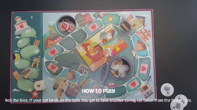 Chalk and Chuckles Kid Caring Cats Kindness Around Town, Board Game
