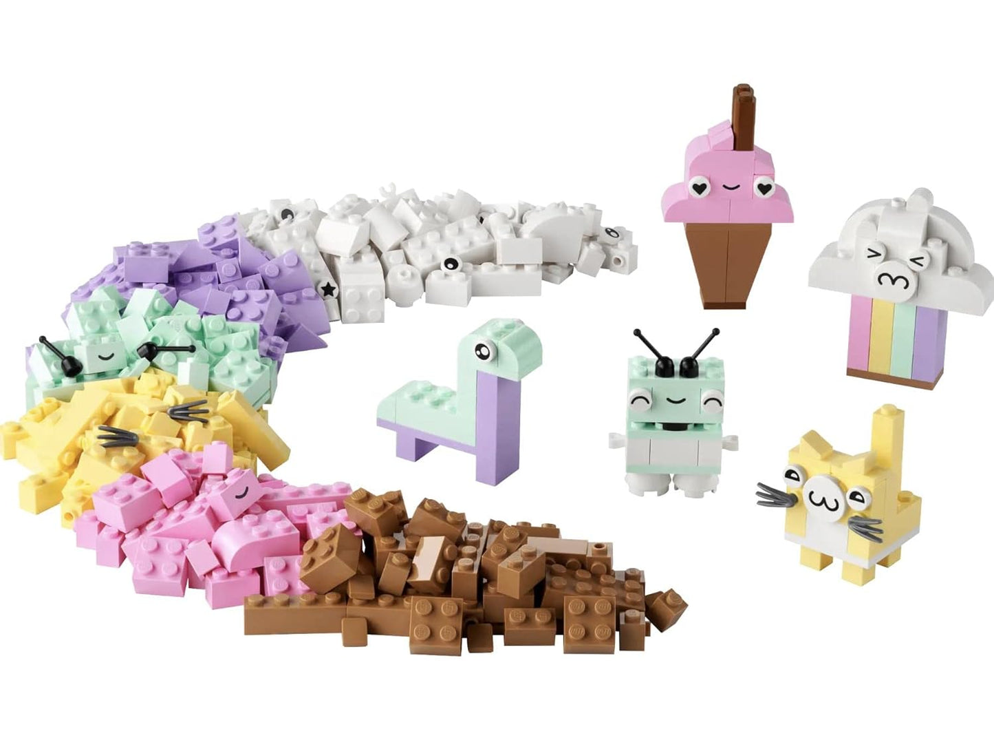 LEGO Classic Creative Pastel Fun 11028 Building Toy Set 333 Pieces Multicolour 5Y+