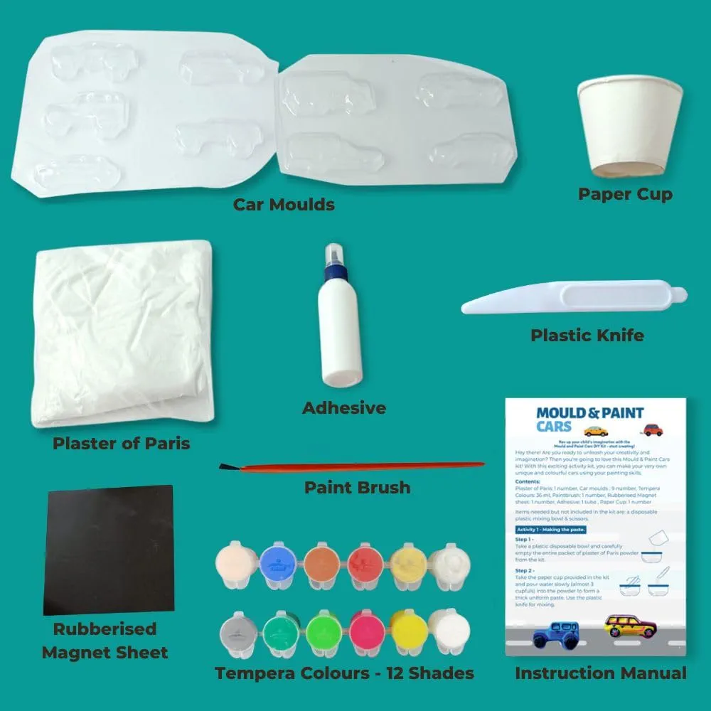 Toykraft Mould Paint Fridge Magnet Feast| Craft Kit for Kids