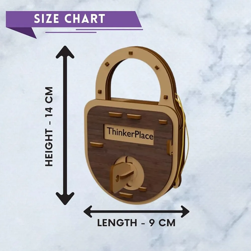 Thinker Place DIY Lock & Key Toy for Kids