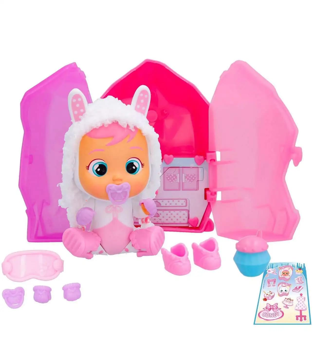Cry Babies Magic Tears ICY World Series Keep Me Warm Mystery Pack 3+ Years (Pink)