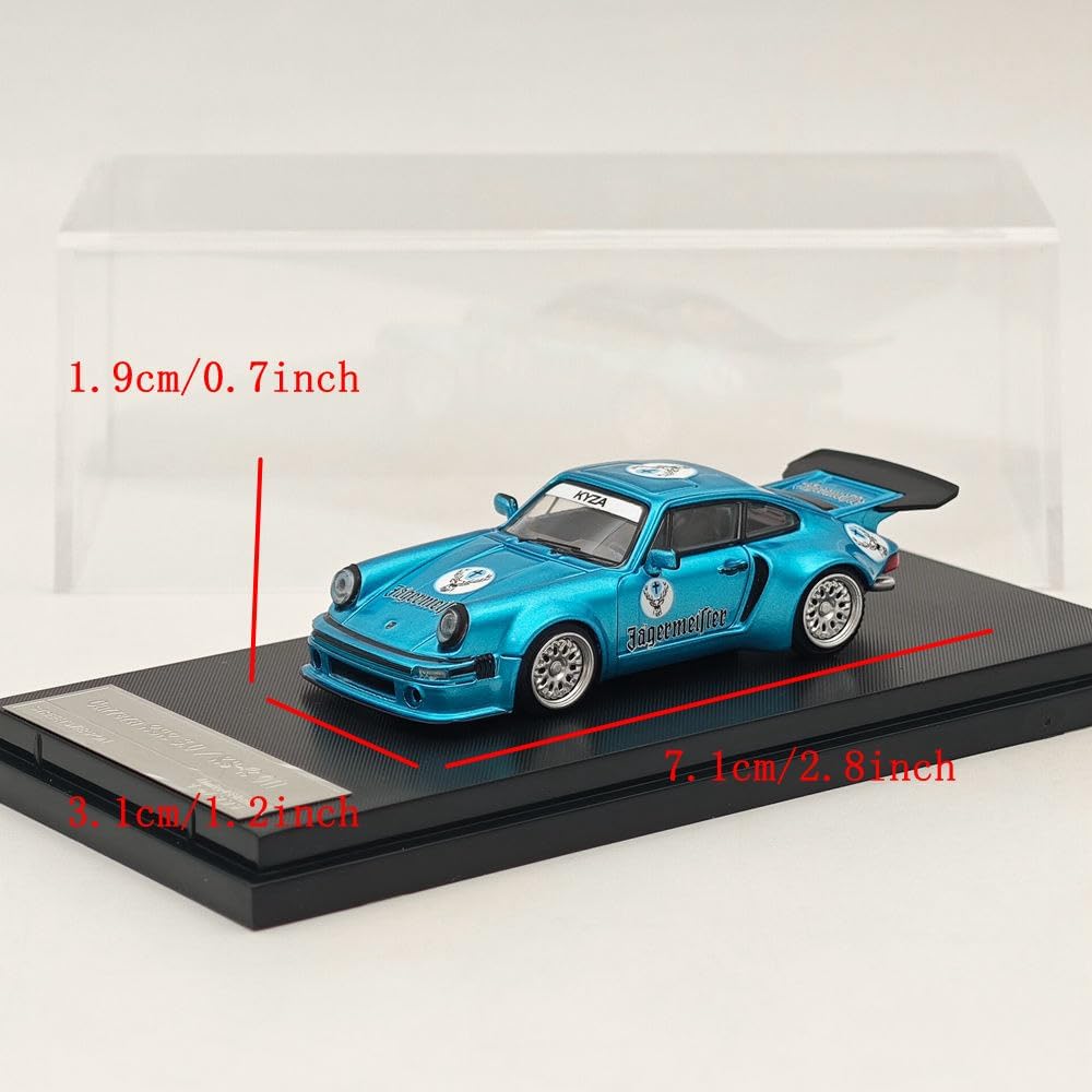 Street Weapon SW 1/64 Carrera RSR 3.0/KS-R 911 Blue Diecast