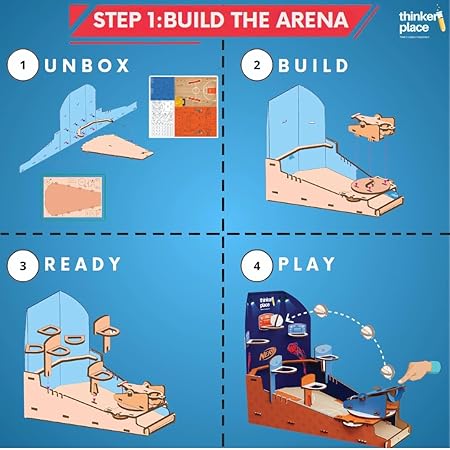 ThinkerPlace Nerf DIY Basketball Frenzy | Build & Play