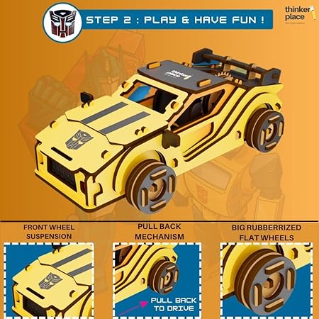 ThinkerPlace Transformers Bumblebee DIY Car Kit