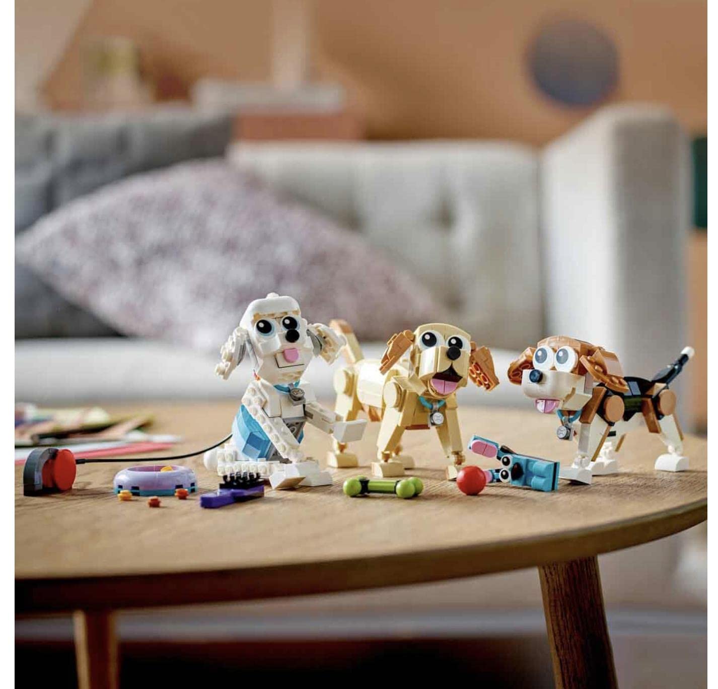 LEGO Creator Adorable Dogs 31137 Building Toy Set (475 Pieces)