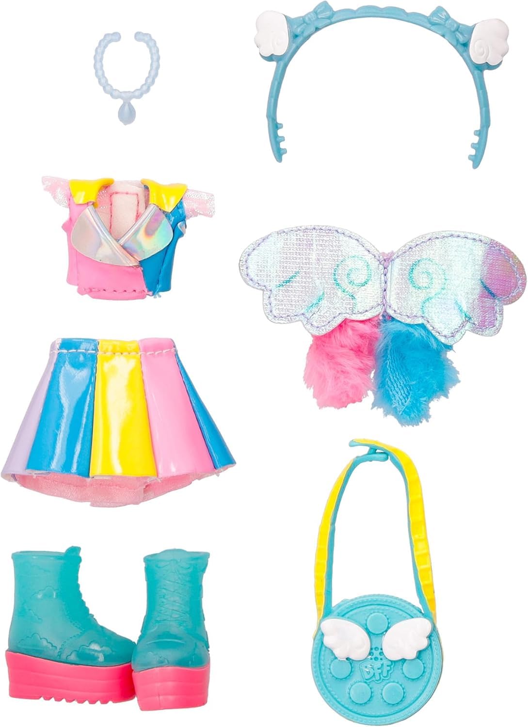 Knick Knack BFF Doll for Beautiful Blonde Hair and Comes with a Stylish Pink Bag and 9+ Surprises Including Outfit and Accessories for 3 Years and Above (Series 3 Jenna)