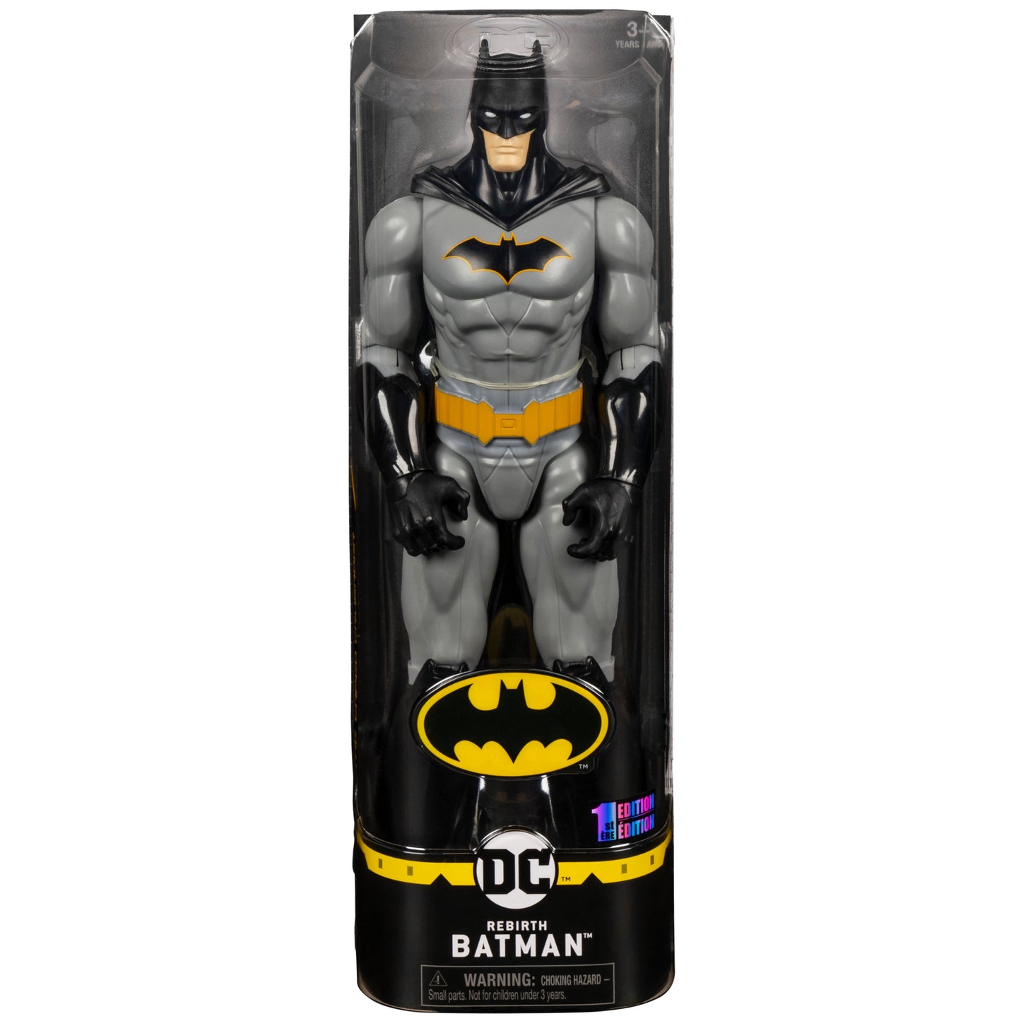 DC Rebirth Batman 12-Inch Action Figure with 11 Points of Articulation and Cloth Cape