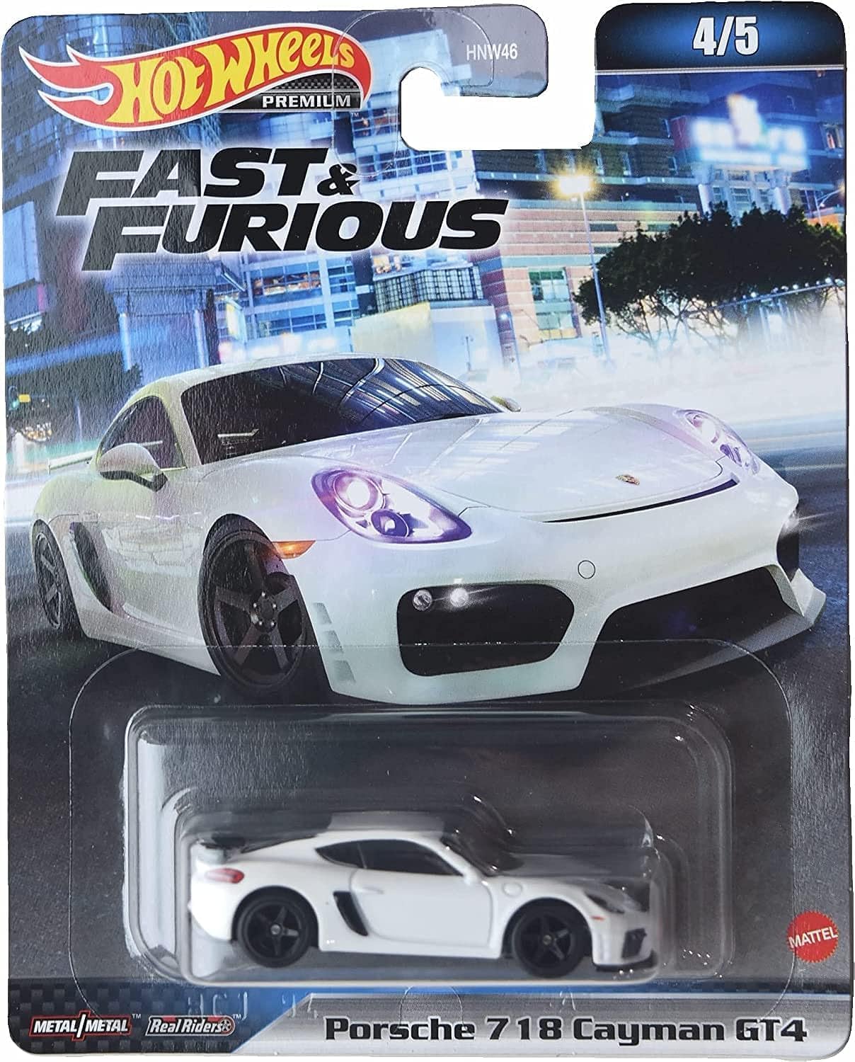 Premium Hot Wheels Fast & Furious Porsche 718 Cayman GT4