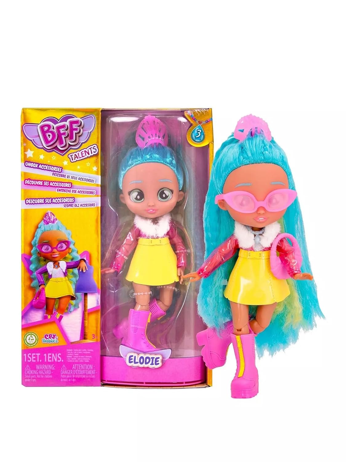 Knick Knack BFF Doll for Fashion Toy with 9+ Surprises Including Outfit and Accessories elodie