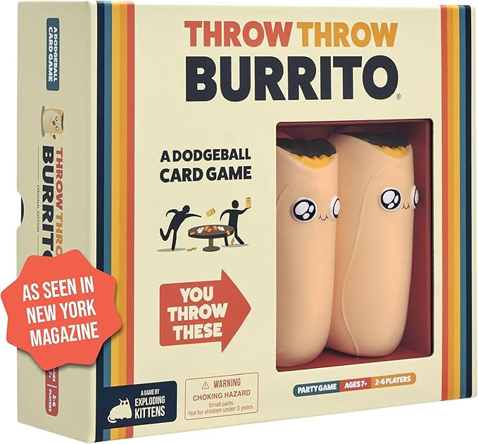 Exploding Kittens Presents Throw Throw Burrito - A Dodgeball Card Game